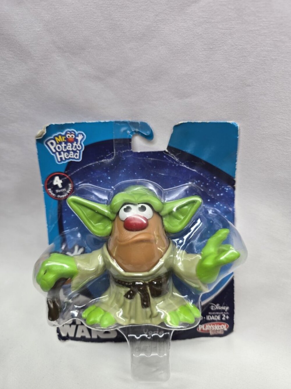 2015 Hasbro Playskool Mr Potato Head Disney Star Wars Yoda Figure PACKAGING WEAR